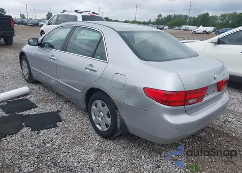2005 Honda Accord Sdn 2.4 Lx из США, поврежденный, VIN 1HGCM56485L005012